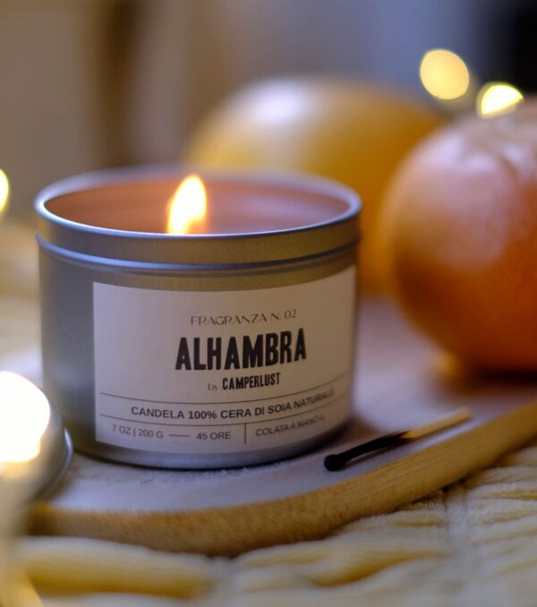 alhambra candela di soia candlelust camperlust