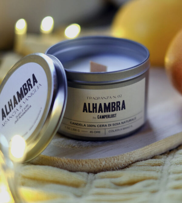 alhambra candela di soia candlelust camperlust