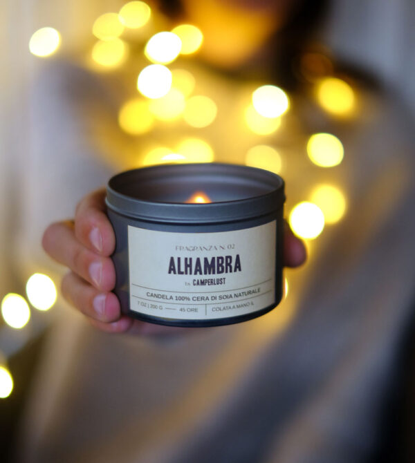 alhambra candela di soia candlelust camperlust