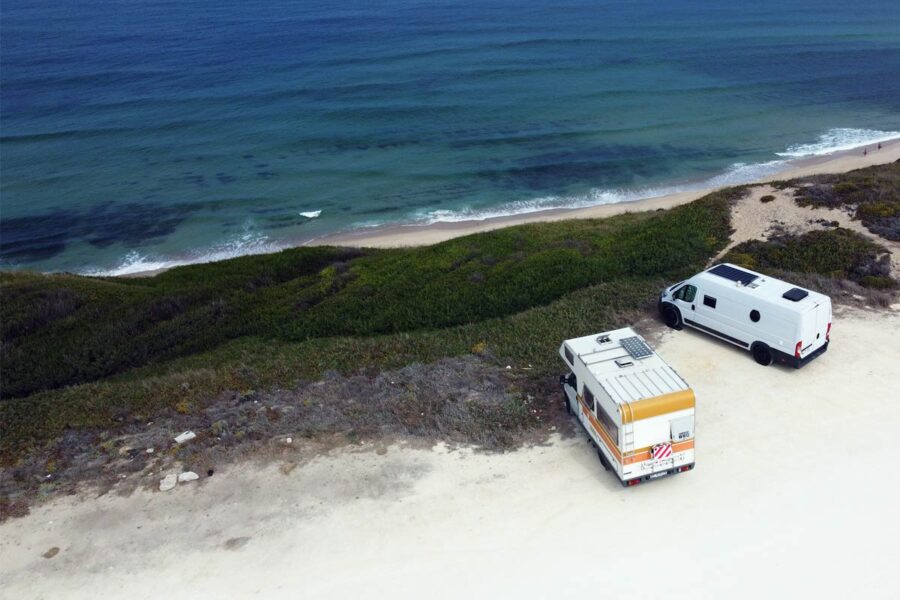 portogallo in camper mappa delle migliori aree sosta per camper e van